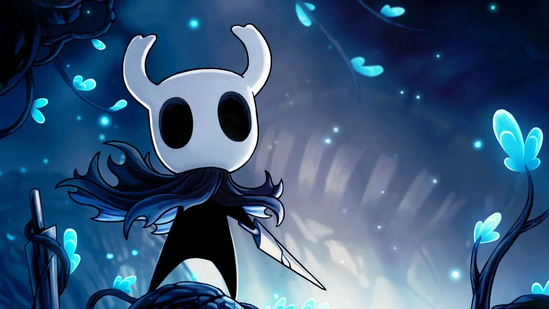 Página de Login - Hollow Knight - Imagem de Fundo